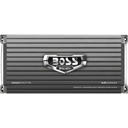 Boss Audio Boss Audio Ar2000M Armor Monoblock Mosfet Power Amplifier With Remote Subwoofer Level Control - 200 AR2000M